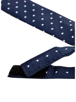 Marine À pois - Cravate (3-16 ans)
