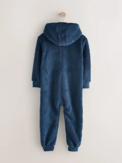 marine - Pyjama tout-en-un en polaire (3-16ans)