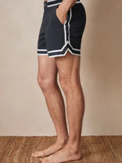 marine - Reiss Baller Reiss | Shorts de bain à rayures Ché
