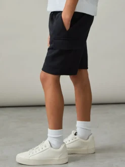 marine - Short cargo Reiss Oliver Premium en jersey interlock