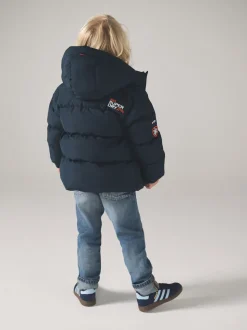 marine - Superdry Sports Puffer Coat