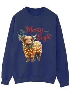 marine - Sweat Brands In Christmas Highland Cow Bright