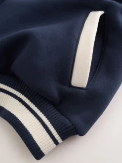 marine - Veste brodée Varsity (3-16ans)