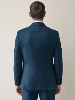 marine - Veste de Costume Coupe ajustée Signature Cerutti 100% laine italienne