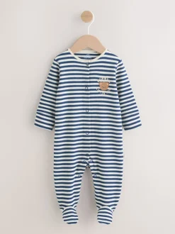 Marine Rayure Mummys Little Cub - Bébé Family Combinaison de nuit (0-2yrs)