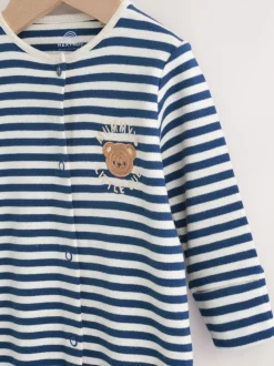 Marine Rayure Mummys Little Cub - Bébé Family Combinaison de nuit (0-2yrs)