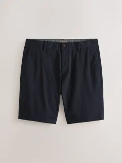 Marine/Charbon - Ajustement droit - Short chino extensible 2 Pack