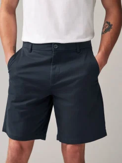 Marine/Charbon - Ajustement lâche - Short chino extensible 2 Pack