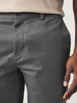 Marine/Charbon - Slim Fit (Slim Fit) - Short chino extensible 2 Pack