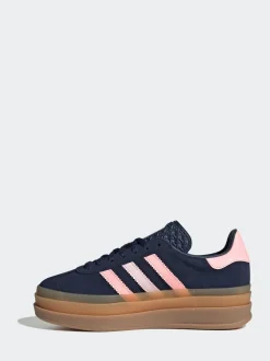 Marine/Rose - Baskets Adidas Originals Gazelle Bold Lace Junior