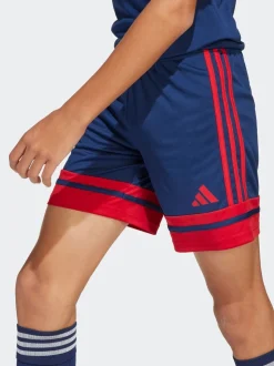 Marine/Rouge - adidas Squadra 25 Kids Shorts