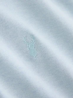 Marl bleu clair - Slim Fit (Slim Fit) - Polo Manches courtes Pique