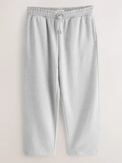 Marl gris - Coupe ample - Pantalon de jogging épais décontracté à dos brossé