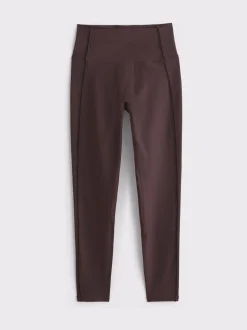 Marron - Abercrombie & Fitch Sculptlux 7/8-Leggings