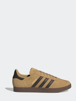 Marron - adidas Originals Gazelle Trainers
