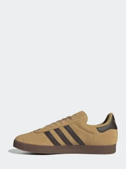 Marron - adidas Originals Gazelle Trainers