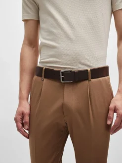 Marron - BOSS Joris Leather Ceintures