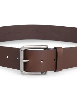 Marron - BOSS Joris Leather Ceintures