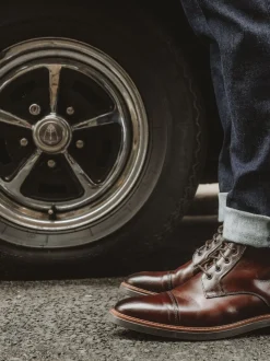 Marron - Bottes Base London Plymouth à Embout