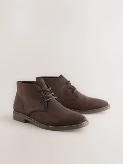 Marron - Bottes Chukka