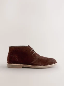 Marron - Bottes de désert de Suede