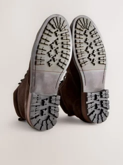 Marron - bottes en cuir