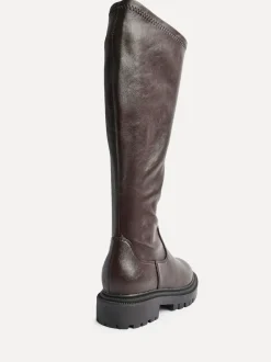 Marron - Bottes extensibles Linzi Hallie hautes