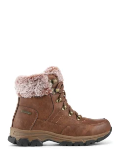 Marron - Bottes météo Pavers imperméables coupe large