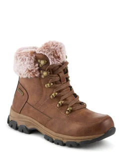 Marron - Bottes météo Pavers imperméables coupe large