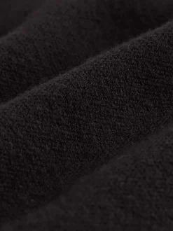 Marron - Cardigan N. Premium à liserés Milieu zippé coupe classique