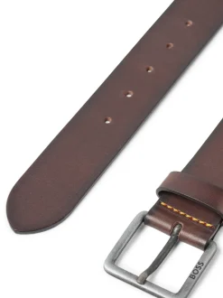 Marron - Ceintures BOSS Baxton en cuir