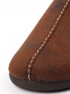 Marron - Chaussons mules à enfiler Lazy Dogz Tees II bleus