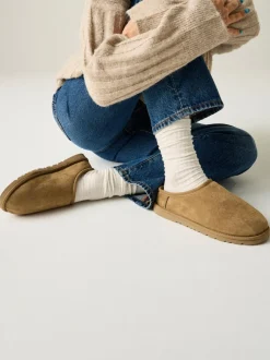 Marron - Chaussons Regatta Solace en fausse fourrure