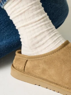 Marron - Chaussons Regatta Solace en fausse fourrure