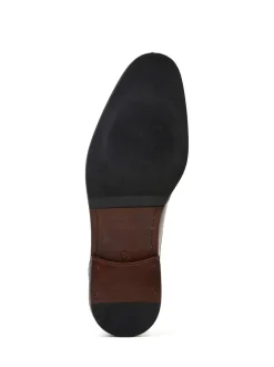 Marron - Chaussure Base London Taper Monk