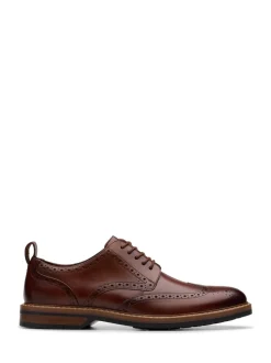 Marron - Chaussures Clarks Aldwin Limit en cuir