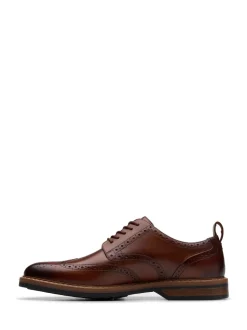 Marron - Chaussures Clarks Aldwin Limit en cuir
