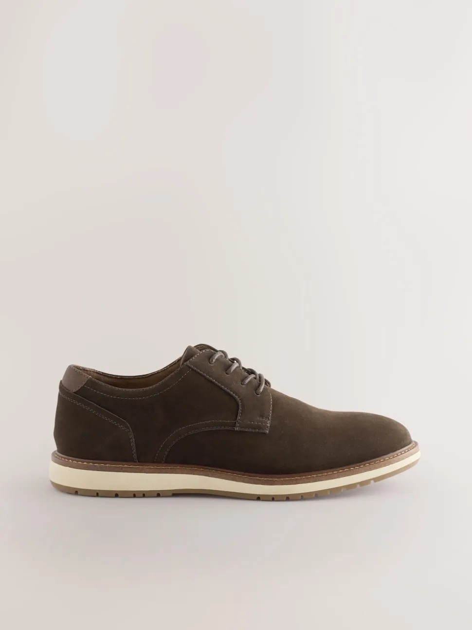 Marron - Compensées Derby Chaussures