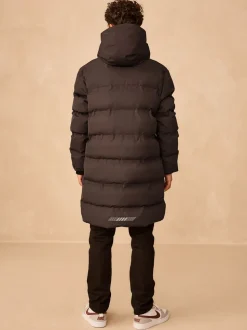 Marron - Doudoune imperméable à Gamme longue doublée de polaire (3-17ans)