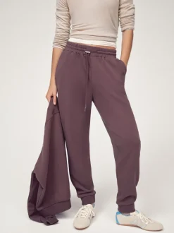 Marron - Jogging OSIA à poignets