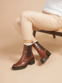 Marron - Jones Bootmaker bottes Chelsea en cuir