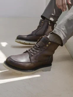 Marron - Jones Bootmaker Essex Bottes/Bottines en cuir épais