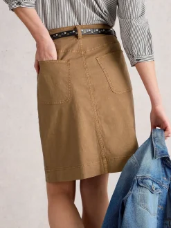 Marron - Jupe White Stuff Tia Chinos