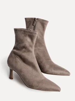 Marron - Linzi Bottes/Bottines montante à talon chaton