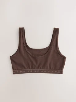 Marron - Lot de 3 crop tops (5-16 ans)
