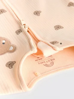 Marron - Lot de 4 dors-bien bébé à fermeture éclair bidirectionnelle (0mois -2ans)