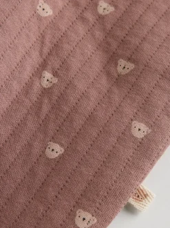 Marron - Lot de 2 dors-bien ours matelassés bébé