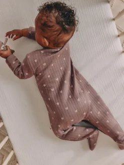 Marron - Lot de 2 dors-bien ours matelassés bébé