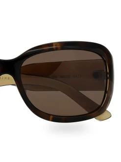 Marron - Lunettes de soleil Charlotte Ted Baker écaille de tortue