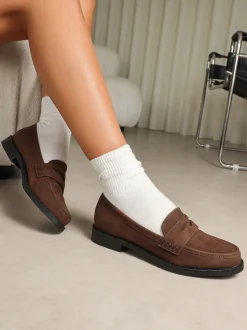 Marron - Mocassins Simmi London Dime Penny